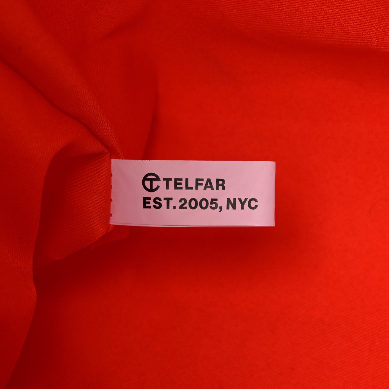 Telfar Vegan Leather Medium Shopping Bag Orange 7 of 9