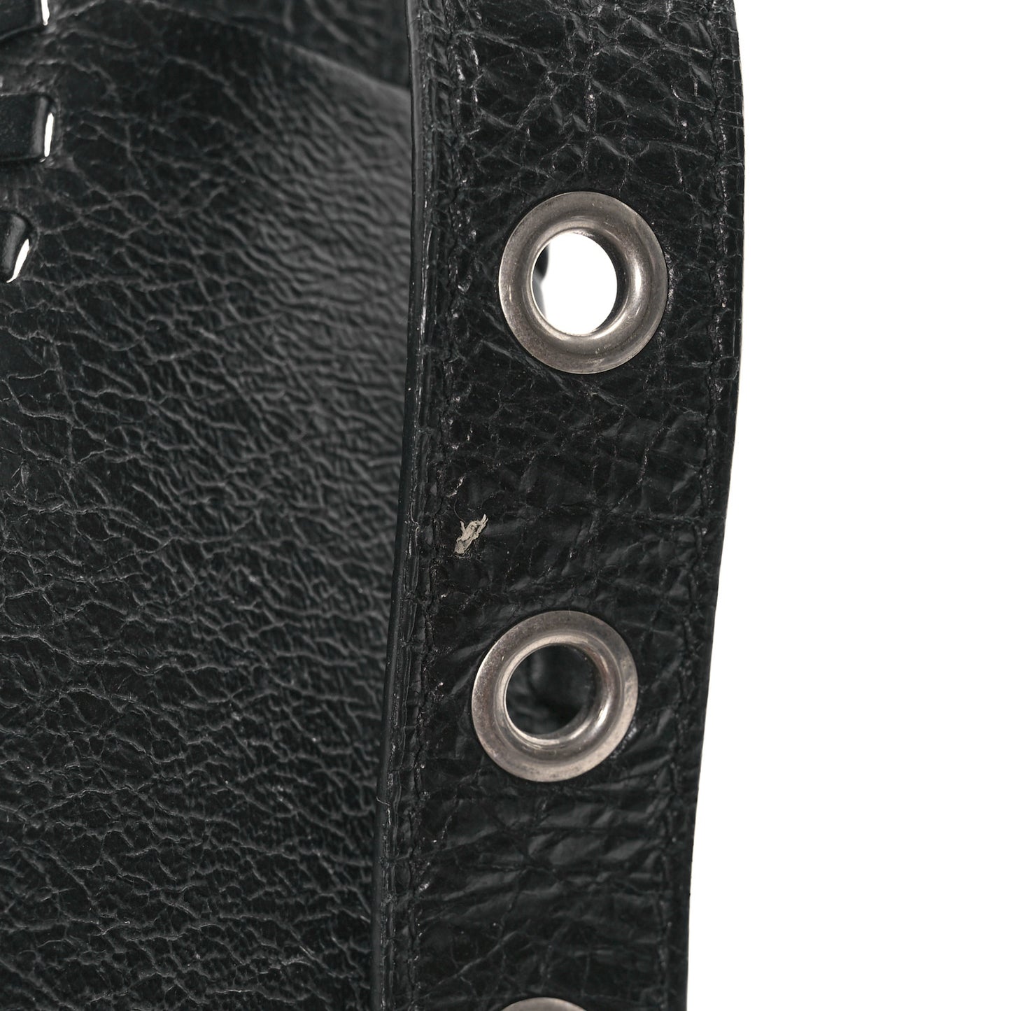 Agneau Arena Le Cagole Shoulder Bag XS Black