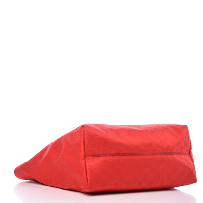 Gucci Nylon Monogram Medium Tote Red 4 of 13