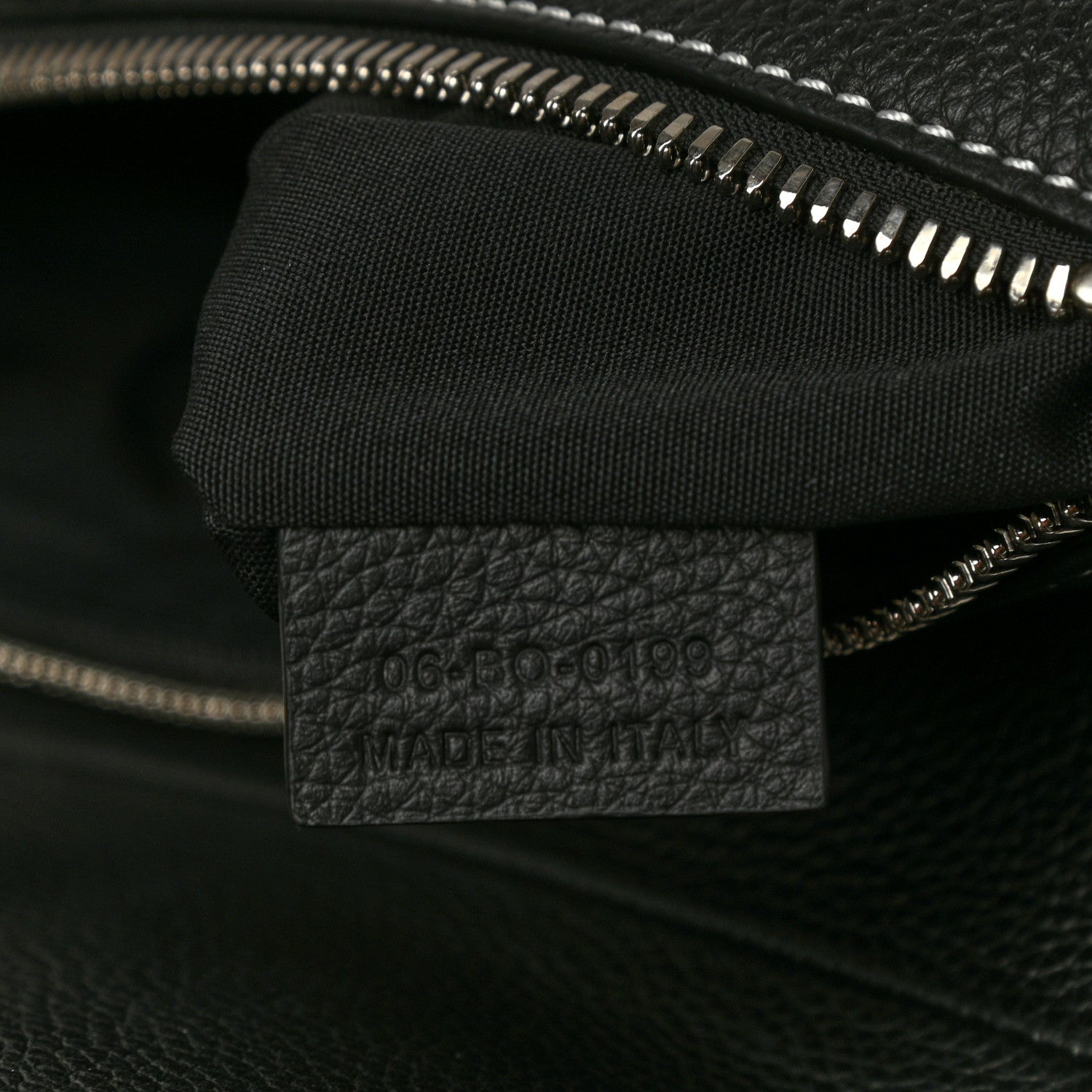 Christian Dior Alex Foxton Grained Calfskin Logo Saddle Messenger Bag Black 6 of 10