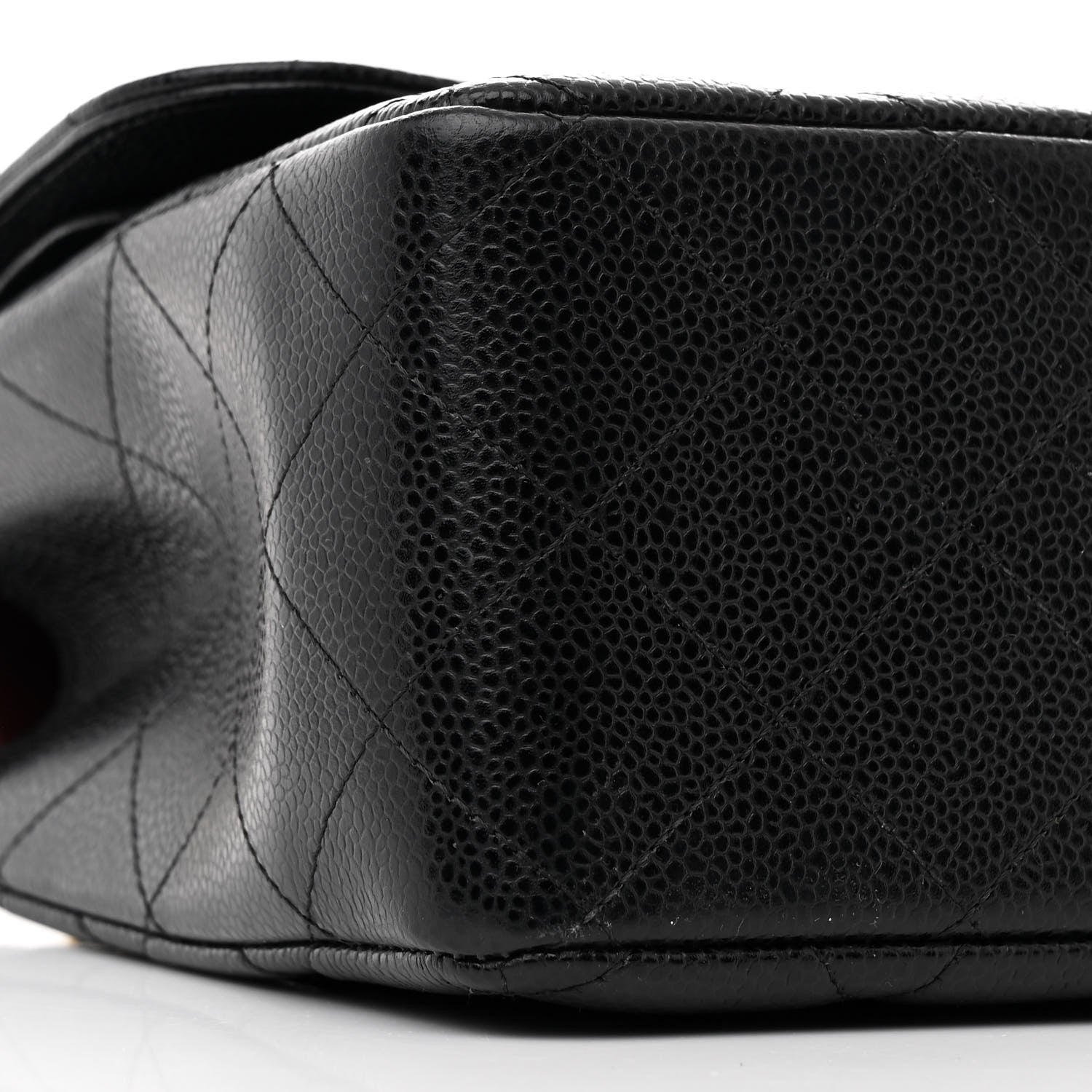 Chanel Caviar Quilted Jumbo Double Flap Black 9 of 11