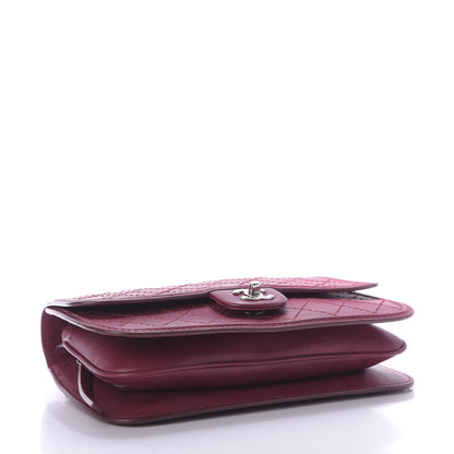 Chanel Calfskin Stitch Medium Flap Red 4 of 9