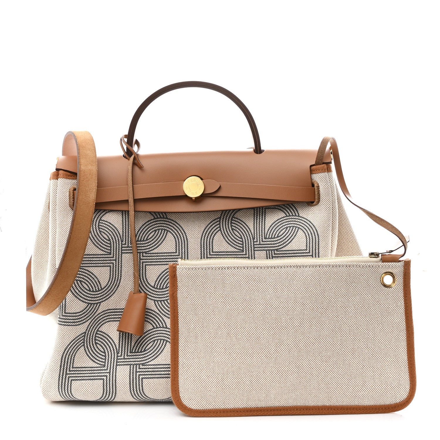Hermes H Plume Canvas Vache Hunter Circuit 24 Herbag Zip Retourne 31 Gris Meyer Ecru Beige Naturel Gris Meyer Ecru Beige Naturel 3 of 11