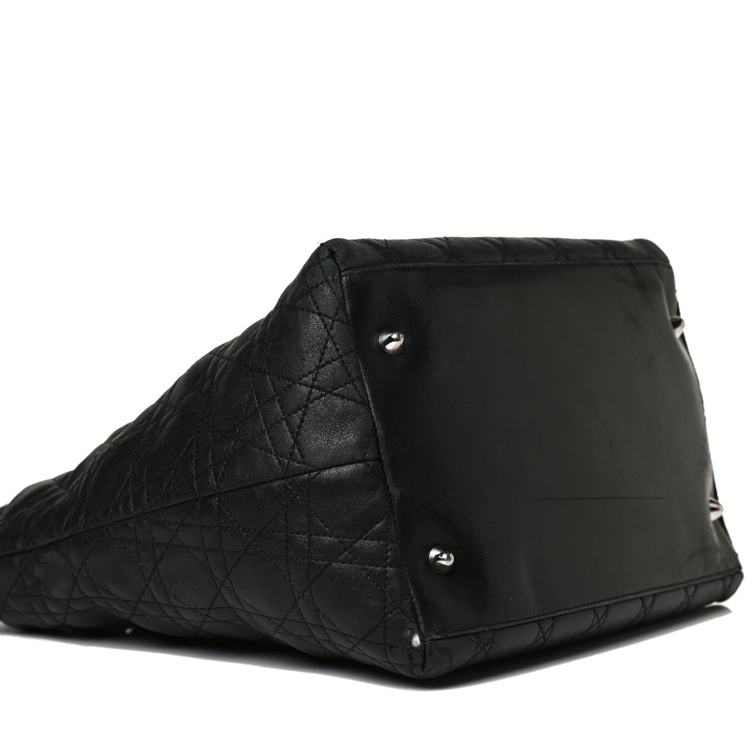 Christian Dior Lambskin Cannage Medium Soft Lady Dior Black 7 of 10