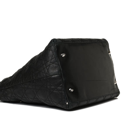Christian Dior Lambskin Cannage Medium Soft Lady Dior Black 7 of 10