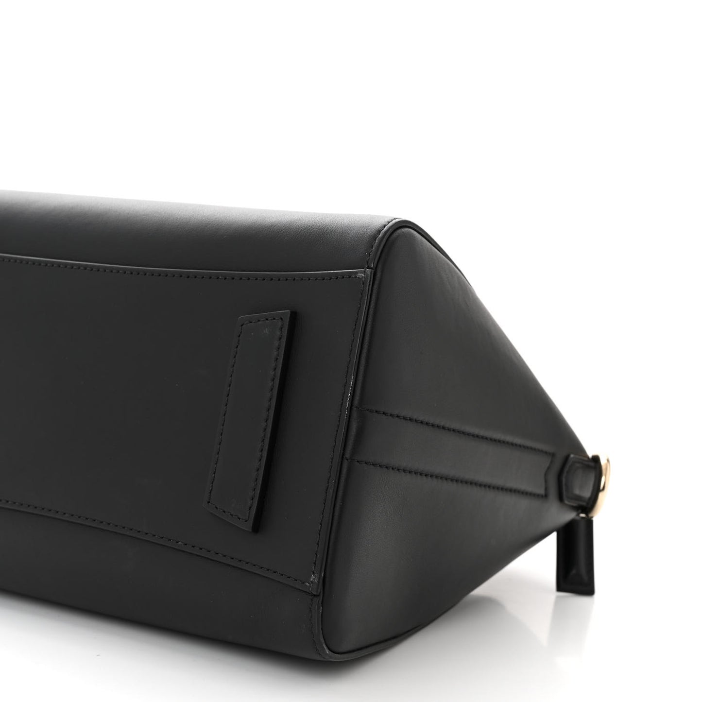 Calfskin Triangle Studded Small Antigona Black