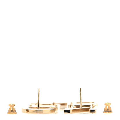 Chanel Metal Cha-Nel Logo Drop Earrings Gold 3 of 6