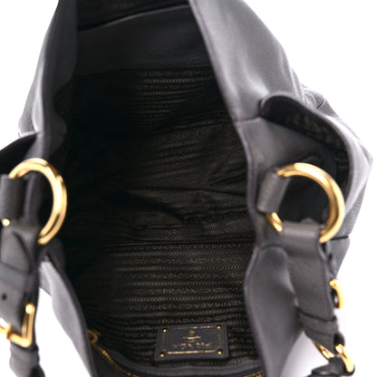 Prada Vitello Daino Hobo Argilla 5 of 15