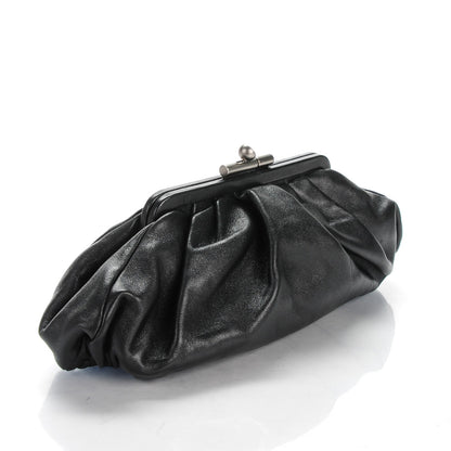 Chanel Lambskin Monte Carlo Clutch Black 3 of 7
