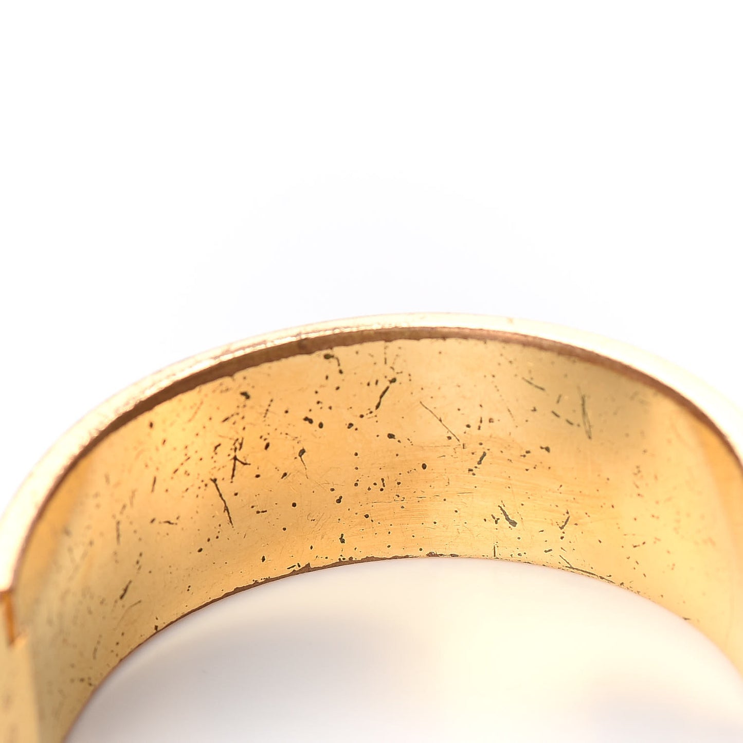 Enamel Wide Clic Clac H Bracelet GM Black