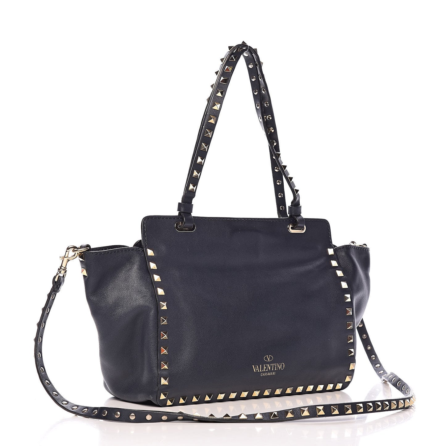 Vitello Small Rockstud Tote Marine
