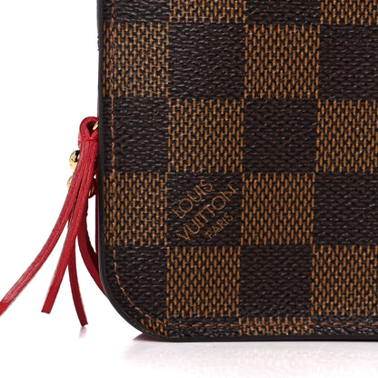 Louis Vuitton Damier Ebene Insolite Wallet Red 8 of 11
