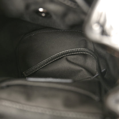 Chanel Goatskin Quilted Metallic Bubble Backpack Silver 5 of 11