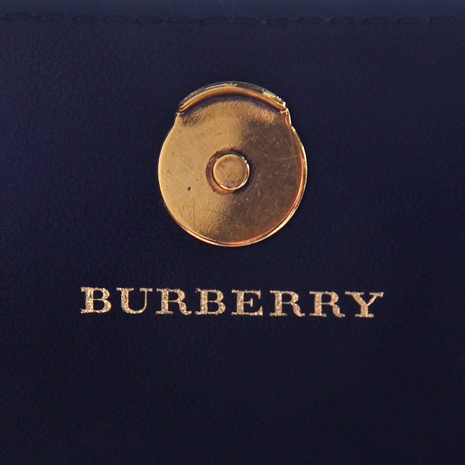 Burberry Vintage Check Henley Wallet On Chain Black 8 of 13