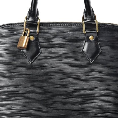 Louis Vuitton Epi Alma PM Black 7 of 27