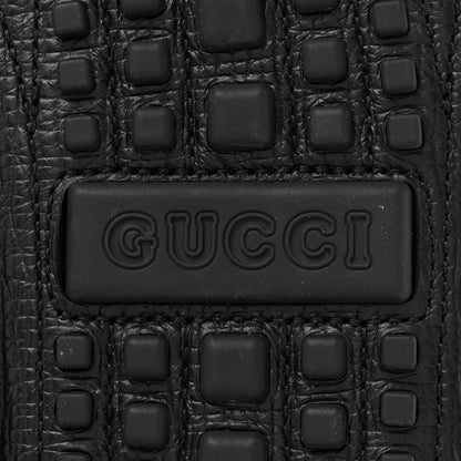 Gucci Calfskin Mens Horsebit Alcapulco Moccasins 8 Black 6 of 10