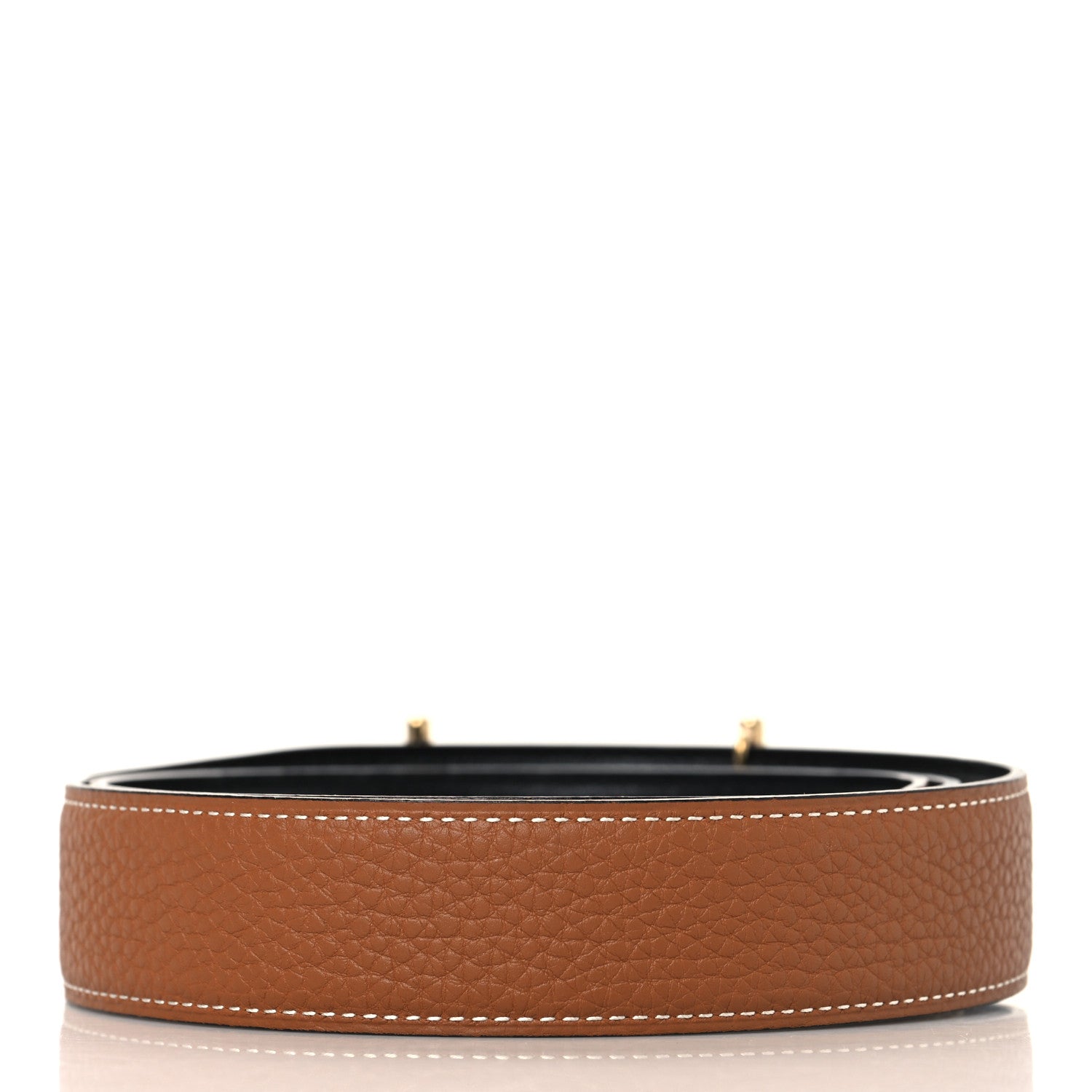 Hermes Togo Box 32mm Reversible Jumbo Belt 90 36 Gold Black 2 of 5