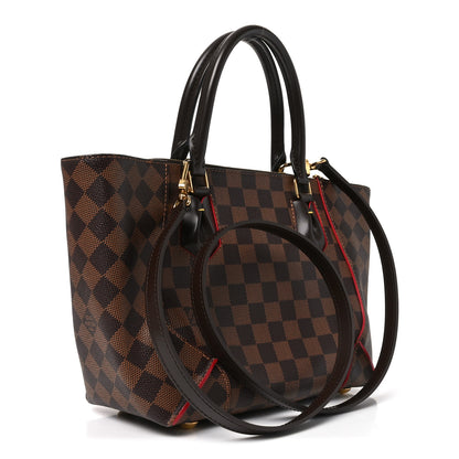 Louis Vuitton Damier Ebene Caissa Tote PM Cherry 3 of 9