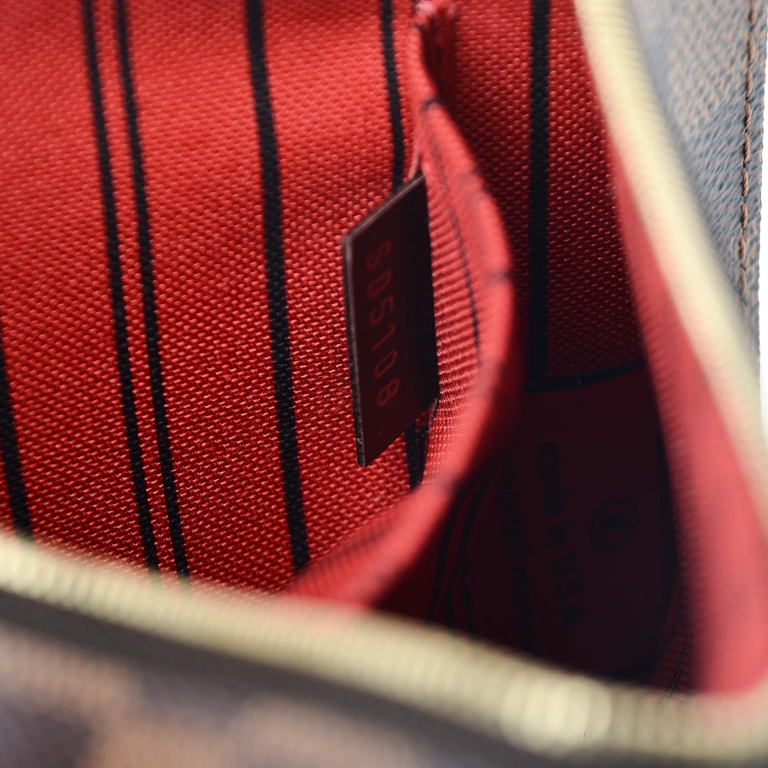 Louis Vuitton Damier Ebene Neverfull MM GM Pochette 8 of 8