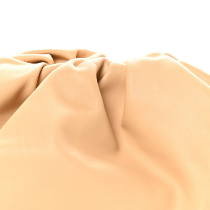 Bottega Veneta Smooth Butter Calf The Pouch Oversized Clutch Almond 7 of 9