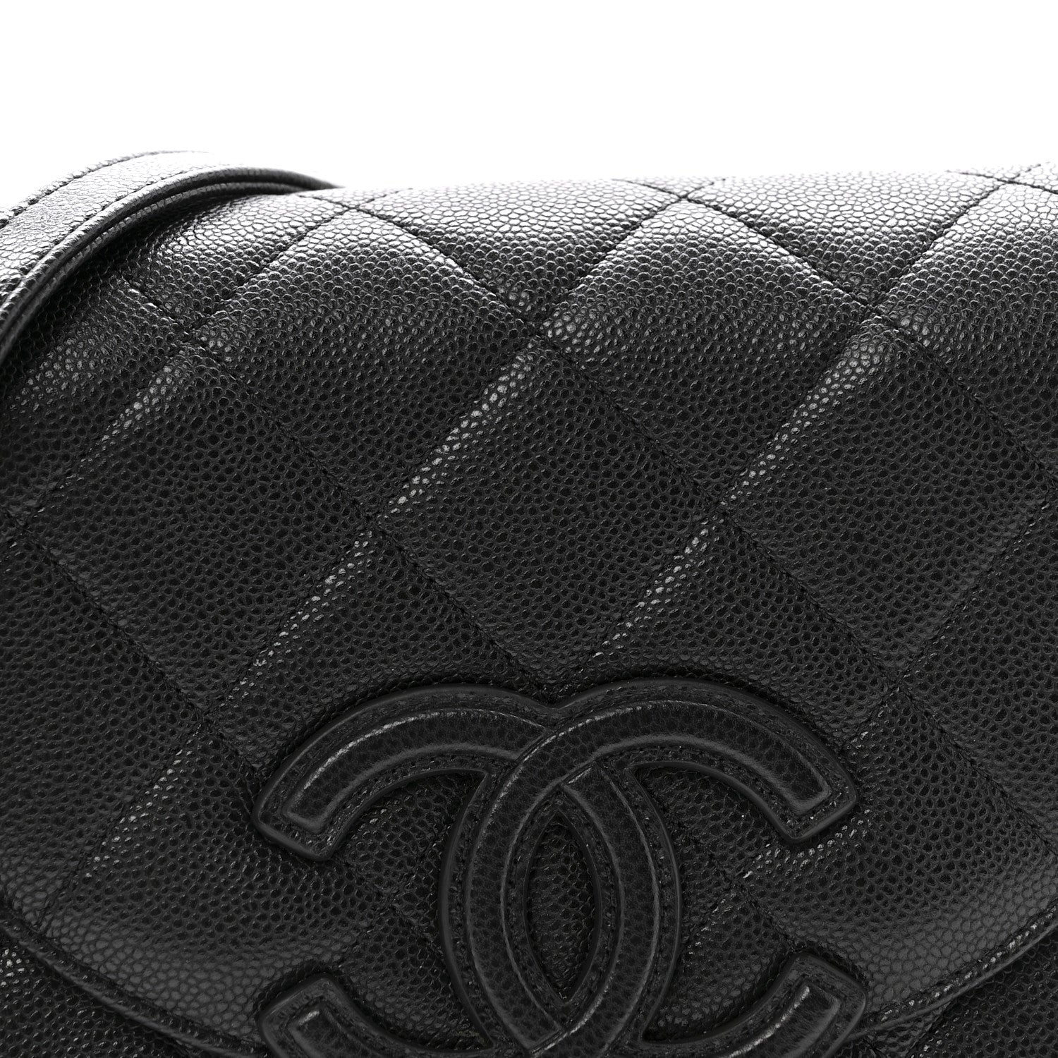 Chanel Caviar Quilted Small Messenger Flap Black 8 of 12