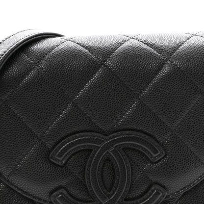 Chanel Caviar Quilted Small Messenger Flap Black 8 of 12