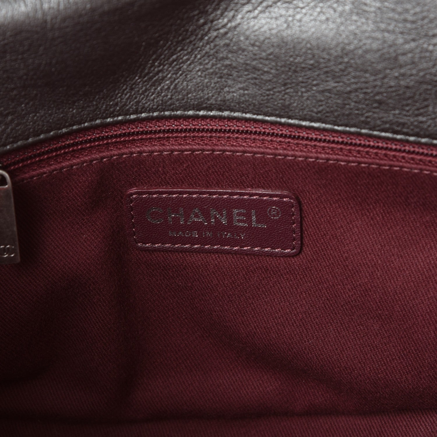 Chanel Calfskin Quilted Small CC Enchained Accordion Flap Grey 6 of 8