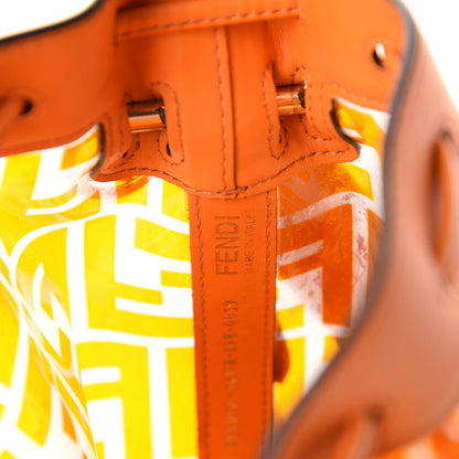 Fendi TPU FF Vitello Grace F is Fendi Mini Mon Tresor Bucket Bag Aranciata 9 of 11