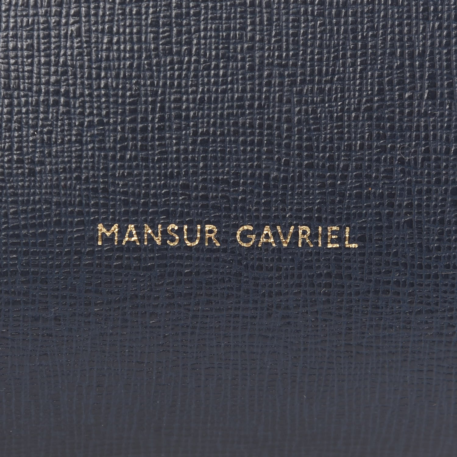 Mansur Gavriel Saffiano Mini Bucket Bag Blu 6 of 8