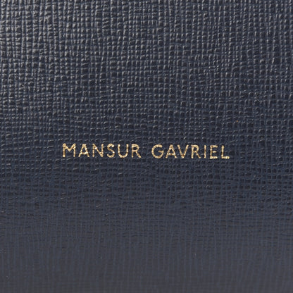 Mansur Gavriel Saffiano Mini Bucket Bag Blu 6 of 8