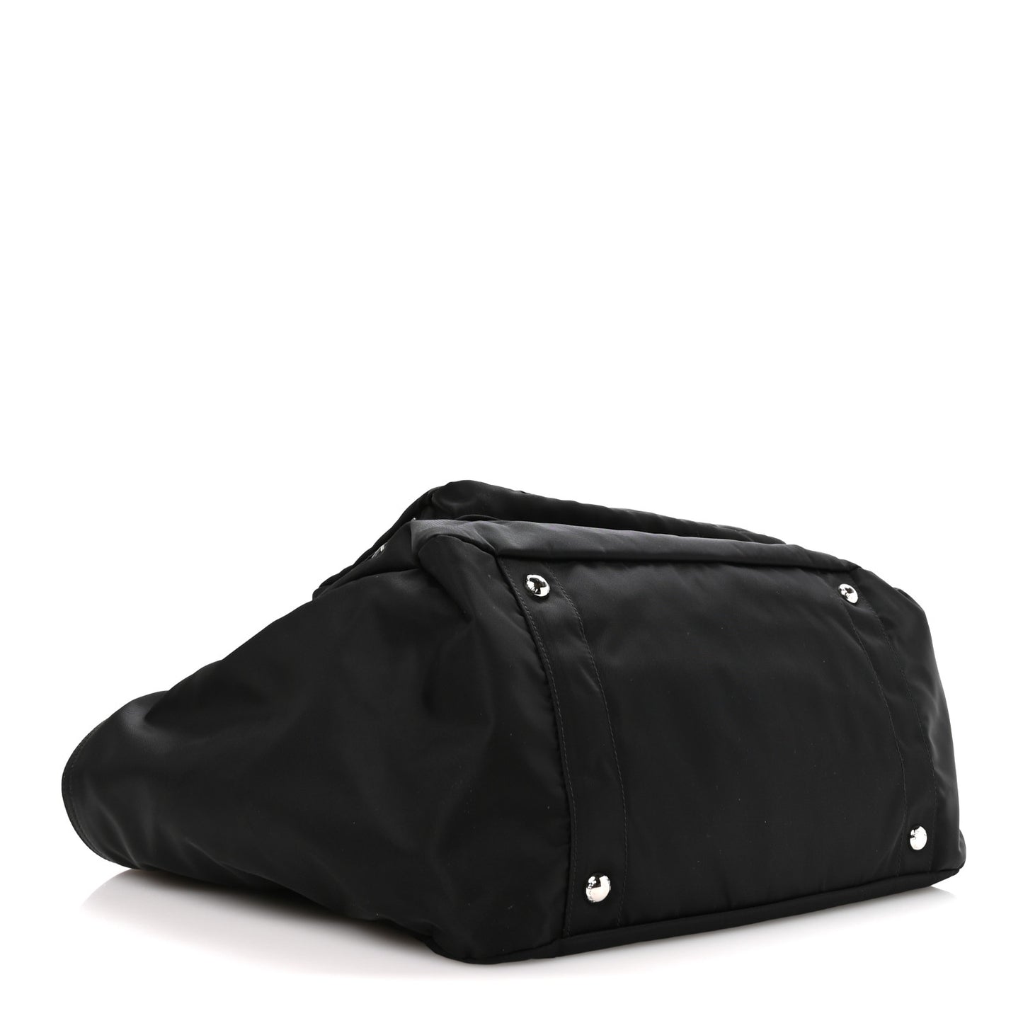 Tessuto Nylon Vela Diaper Bag Black
