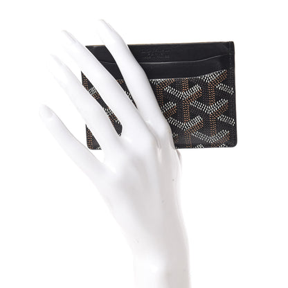 Goyard Goyardine Saint Sulpice Card Holder Black 2 of 8
