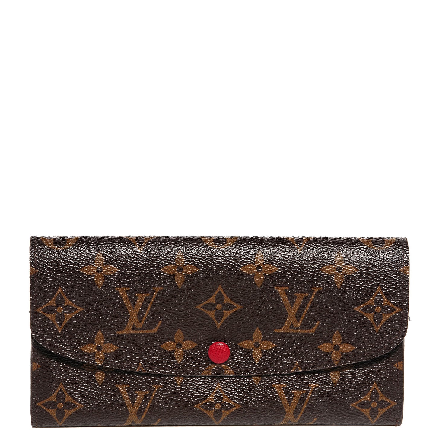 Monogram Emilie Wallet Red