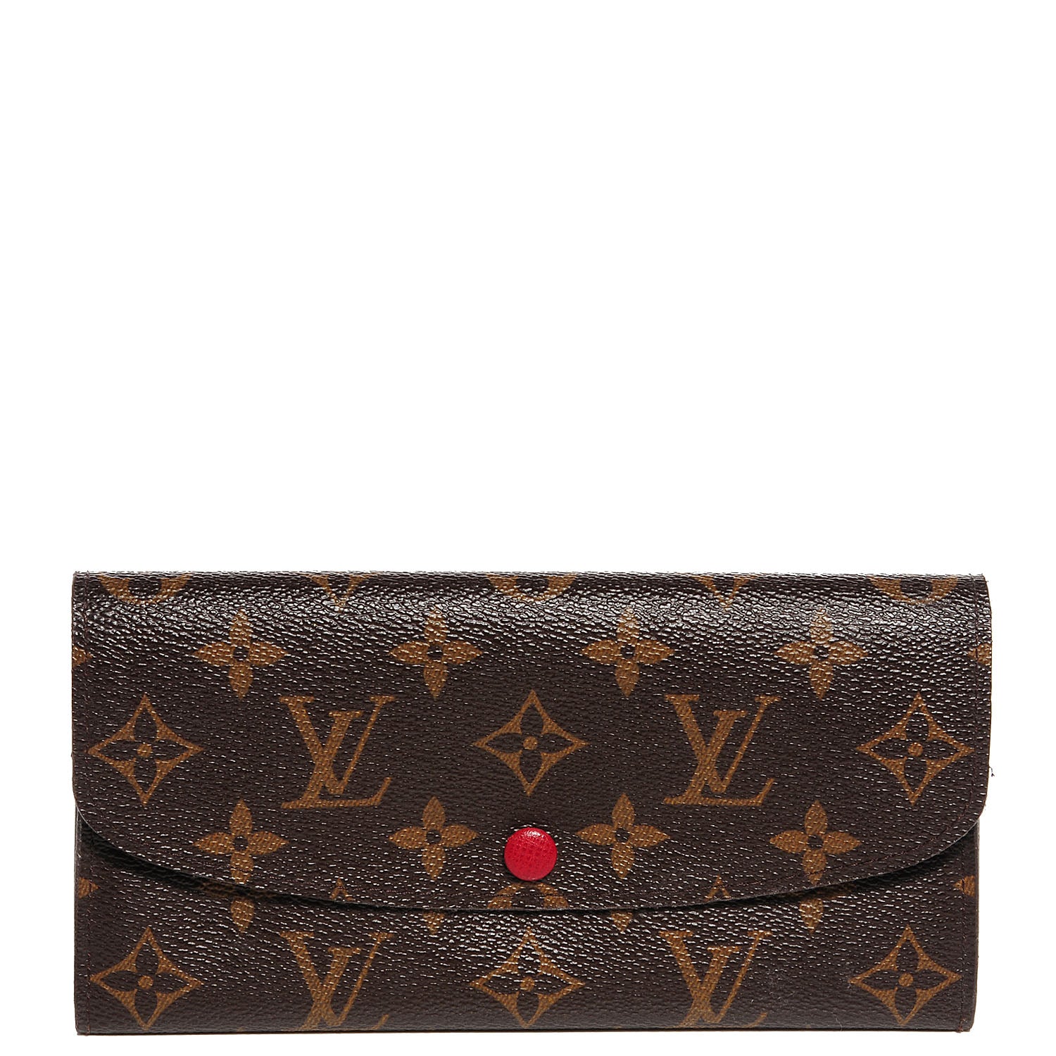 Louis Vuitton Monogram Emilie Wallet Red 1 of 7