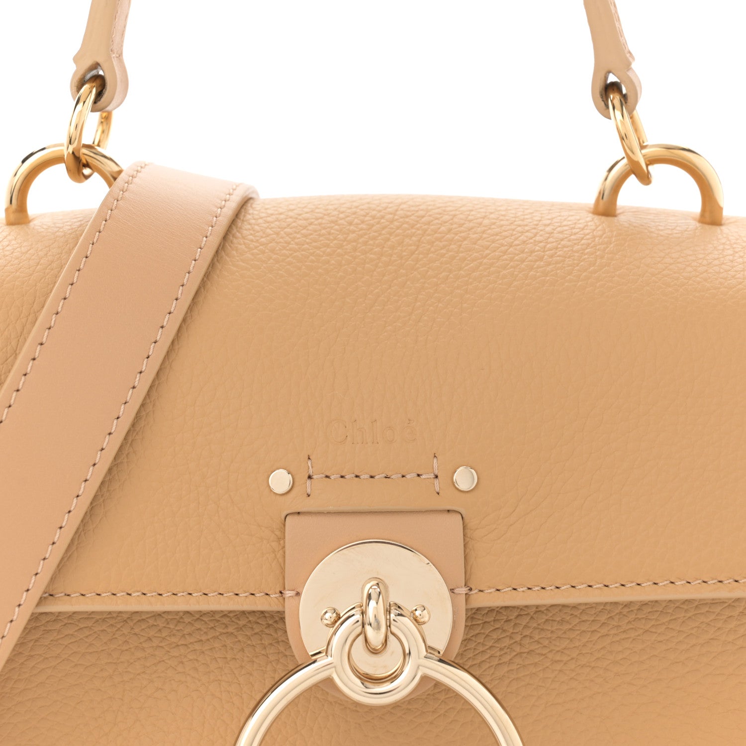 Chloe Calfskin Mini Tess Day Bag Sweet Beige 8 of 14