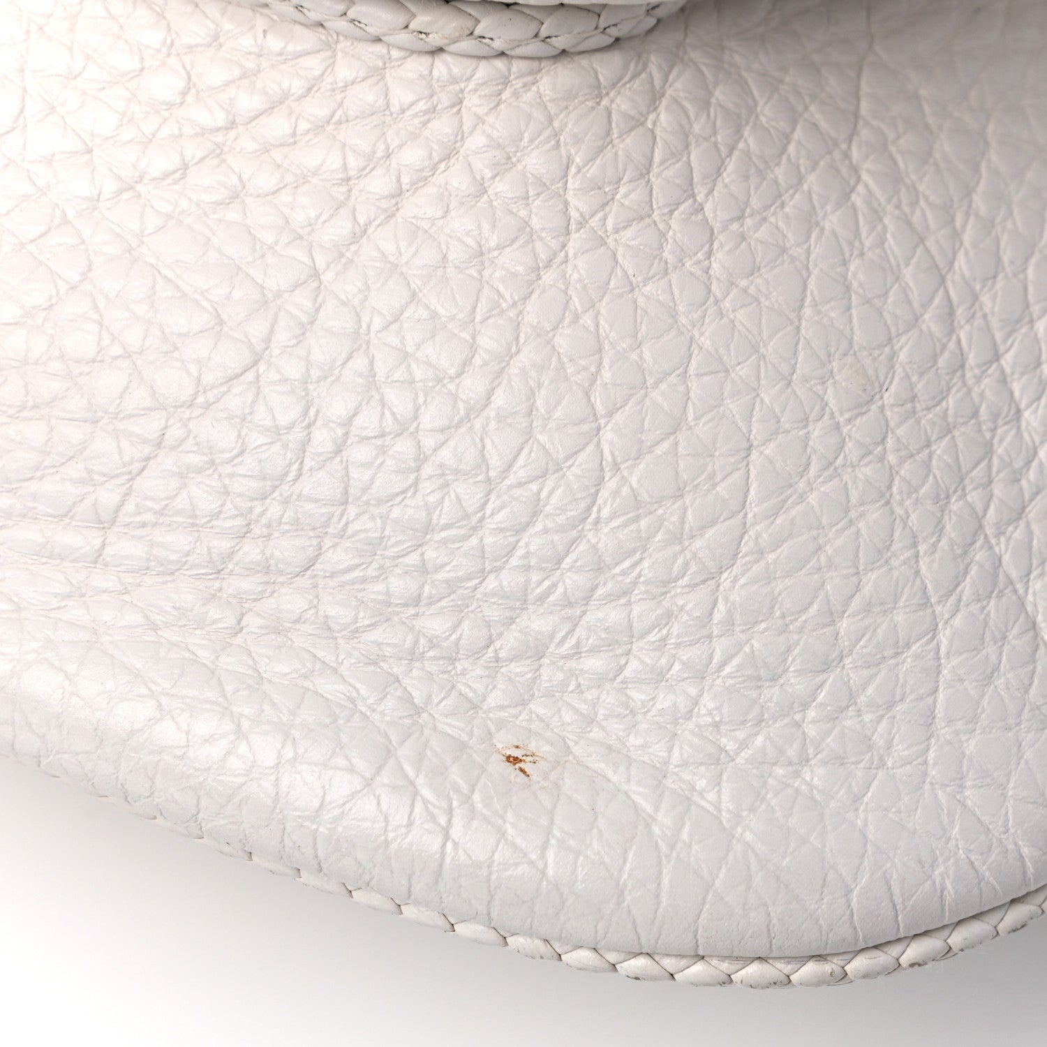 Christian Dior Calfskin Braided Gaucho Double Saddle Bag White 17 of 21
