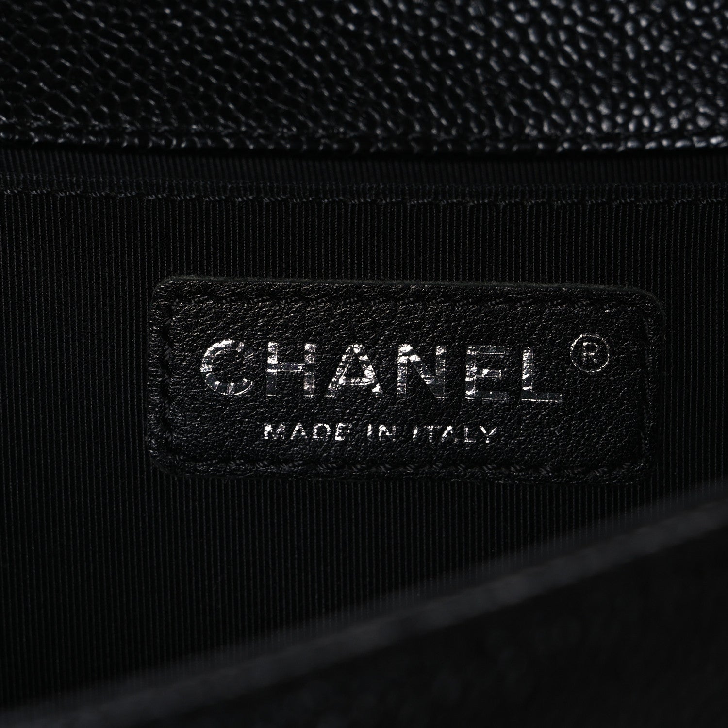 Chanel Caviar Quilted Medium Boy Flap Black 6 of 10
