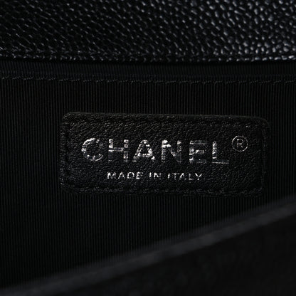 Chanel Caviar Quilted Medium Boy Flap Black 6 of 10