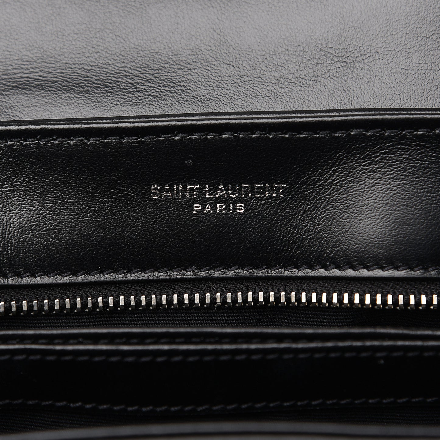 Calfskin Y Quilted Monogram Toy Loulou Crossbody Bag Black