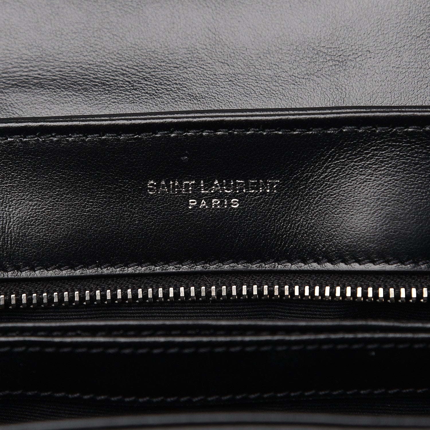 Saint Laurent Calfskin Y Quilted Monogram Toy Loulou Crossbody Bag Black 6 of 10