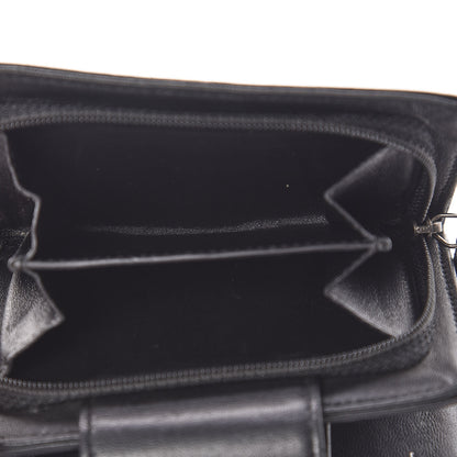 Chanel Lambskin Quilted Boy Zipped Pocket Wallet Black 6 of 9