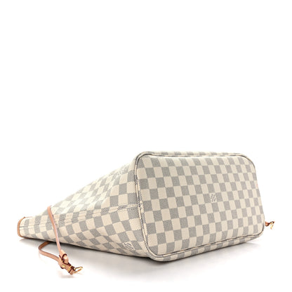 Louis Vuitton Damier Azur Neo Neverfull MM Rose Ballerine 4 of 9