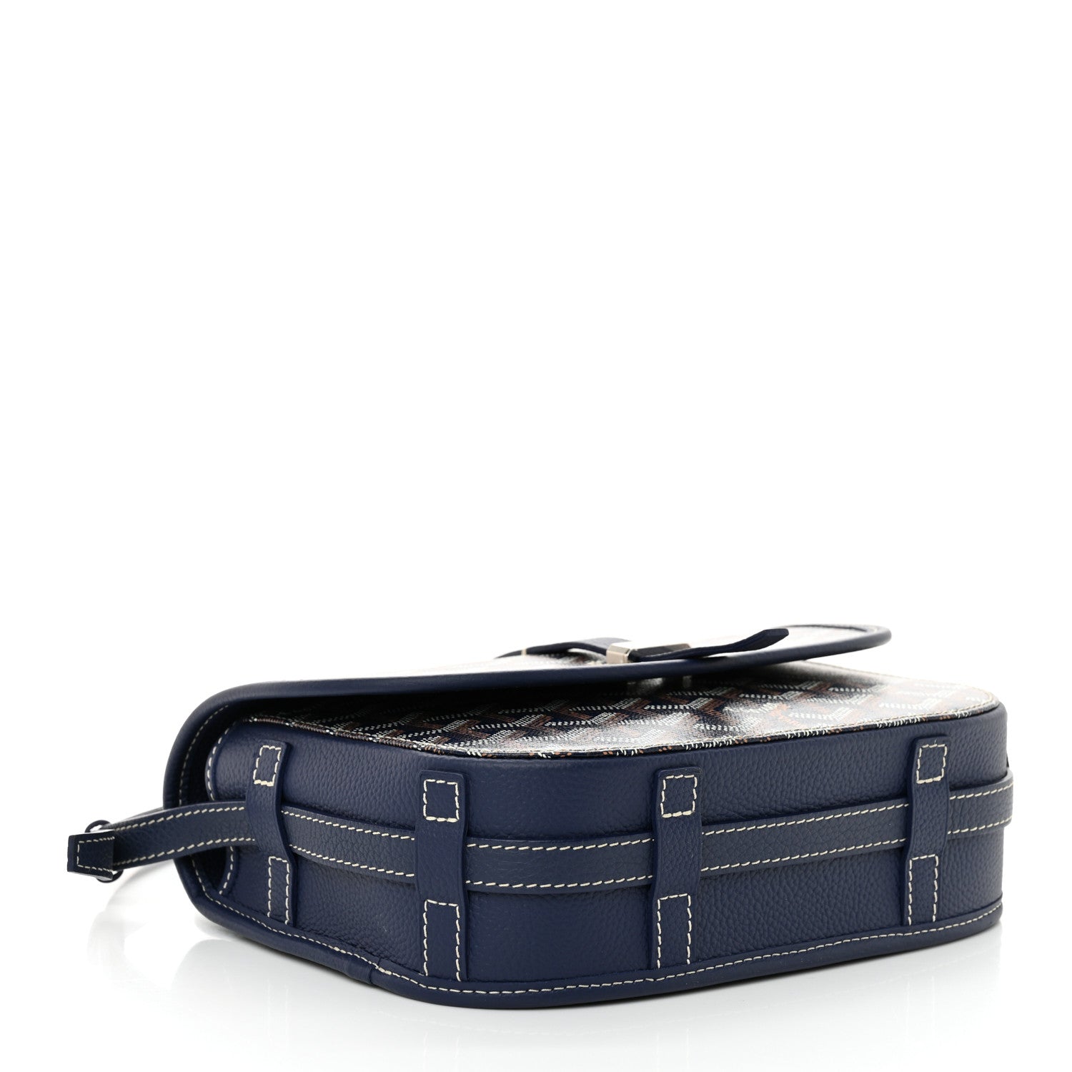 Goyard Goyardine Belvedere II PM Messenger Bag Navy 4 of 9