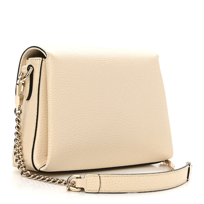Gucci Dollar Calfskin Interlocking G Crossbody Bag Mystic White 3 of 12