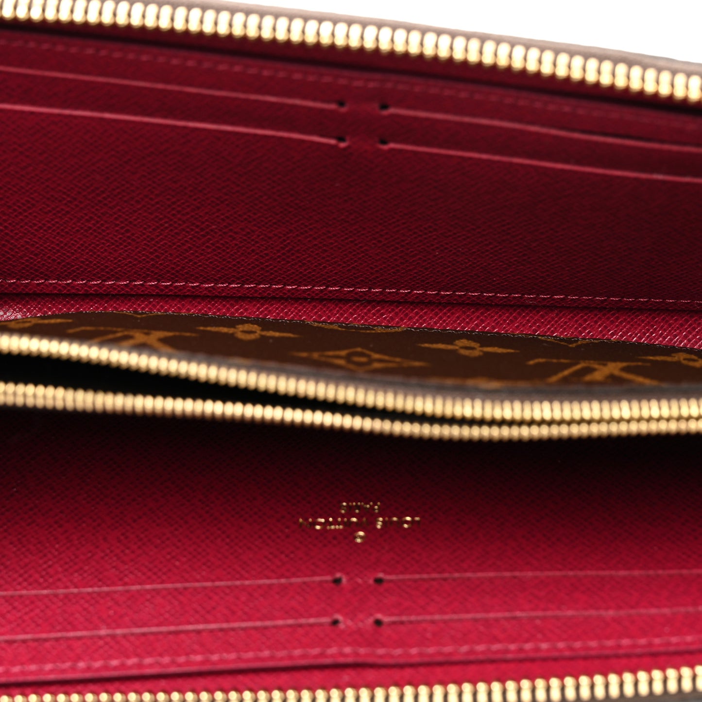 Monogram Clemence Wallet Fuchsia