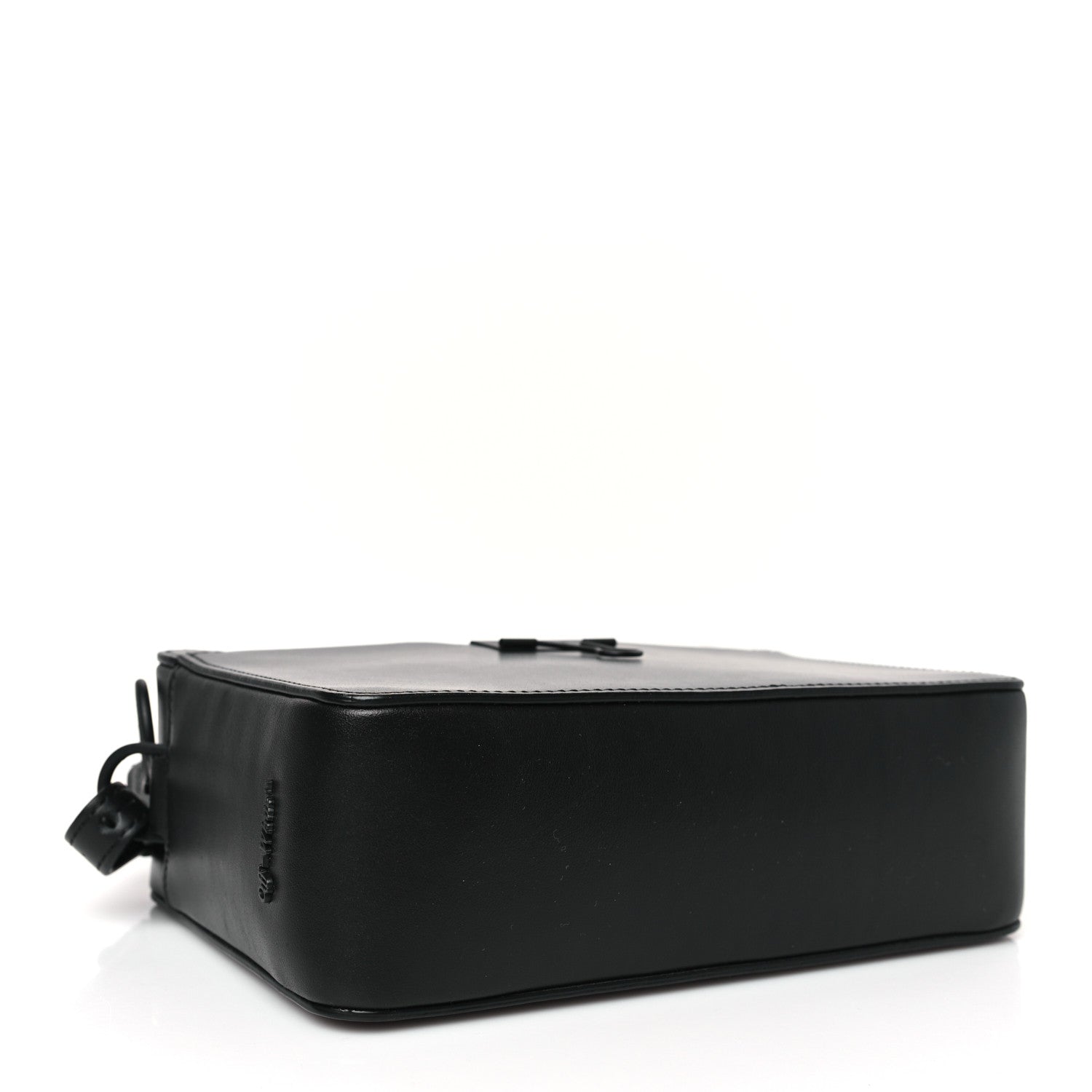 Off-White Calfskin Diag Binder Clip Camera Belt Bag Black 4 of 8