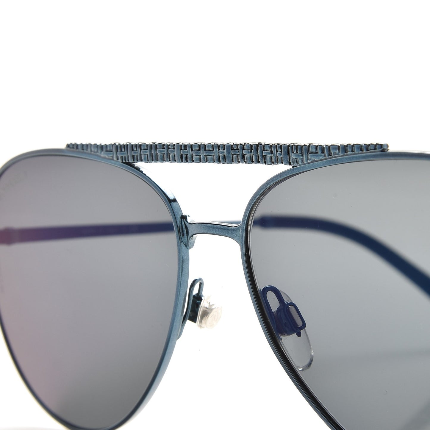 Aviator Metallic Pilot Sunglasses 4231 Dark Blue