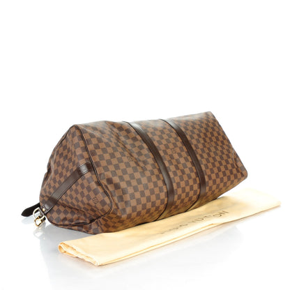 Louis Vuitton Damier Ebene Keepall Bandouliere 55 4 of 8