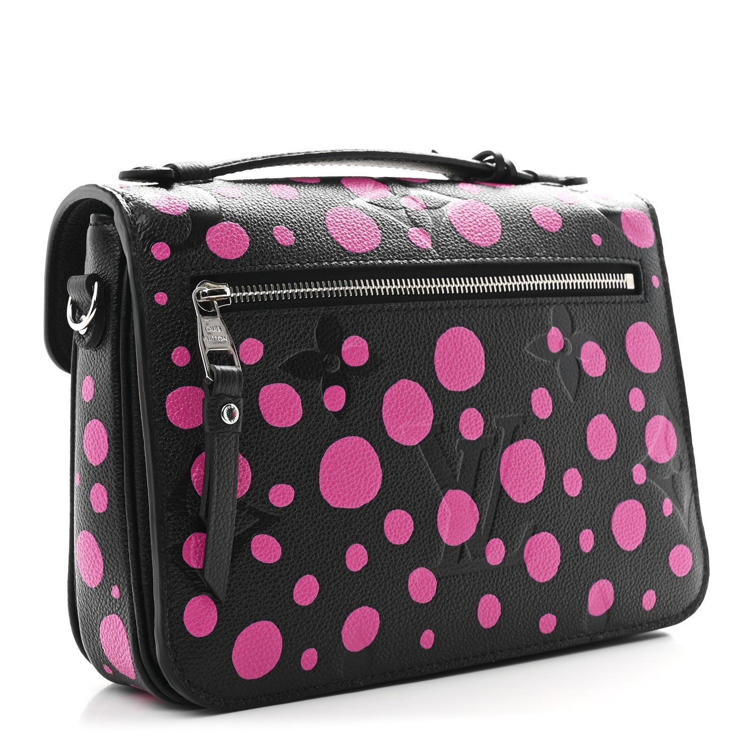 Louis Vuitton LV x YK Empreinte Monogram Giant Pochette Metis Black Fuchsia 3 of 9