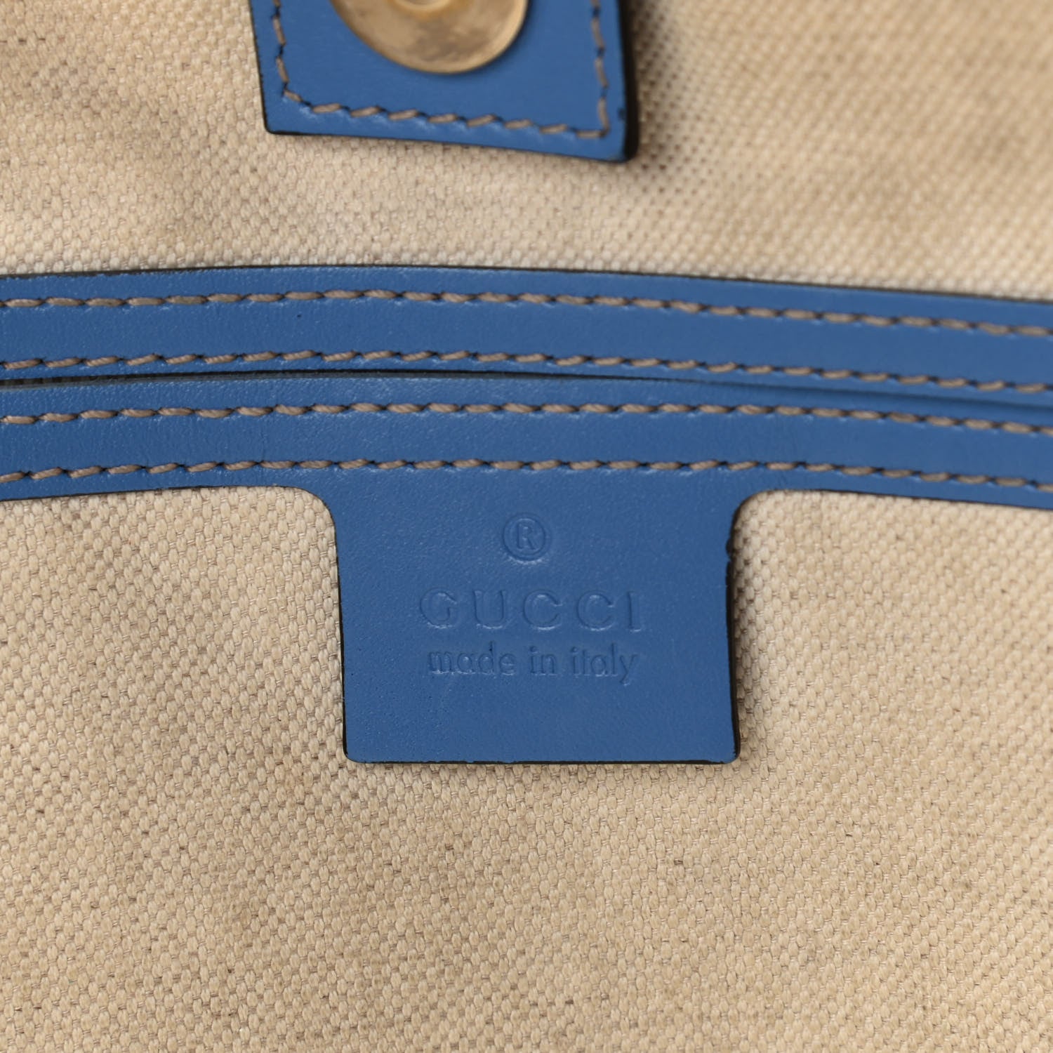 Gucci GG Plus Monogram Medium Joy Tote Light Blue 6 of 9